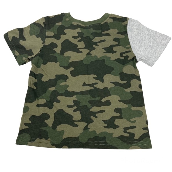 Garanimals Boys 2T/NP2 Green Camouflage Pants with Top Combo NWT “Fearless” - Picture 5 of 6